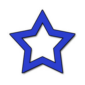 300x300 Blue Star Clip Art Clipart