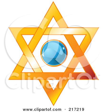 450x470 Royalty Free (Rf) Star Of David Clipart, Illustrations, Vector