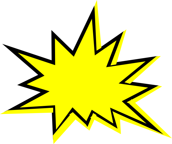 600x503 Clipart Explosion Star Collection
