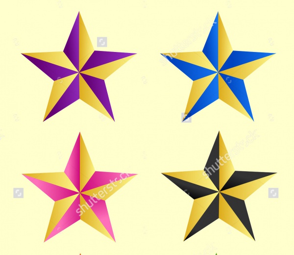 600x520 Stars Clipart Designs