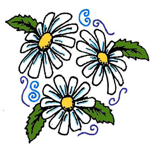 500x478 Collection Of Free Daisy Tattoo Designs