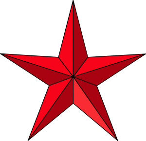 300x290 Red Star Clip Art