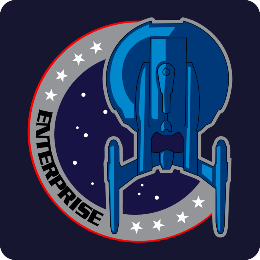 894x894 Star Trek Enterprise Logo By Jonizaak