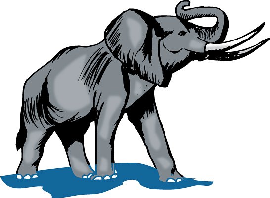 546x401 Elephant Clipart 2