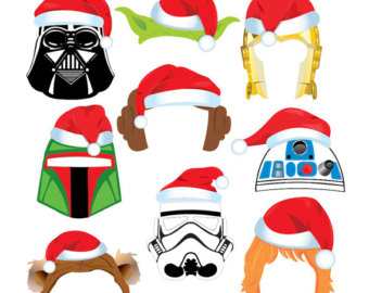 340x270 Christmas Star Wars Clipart