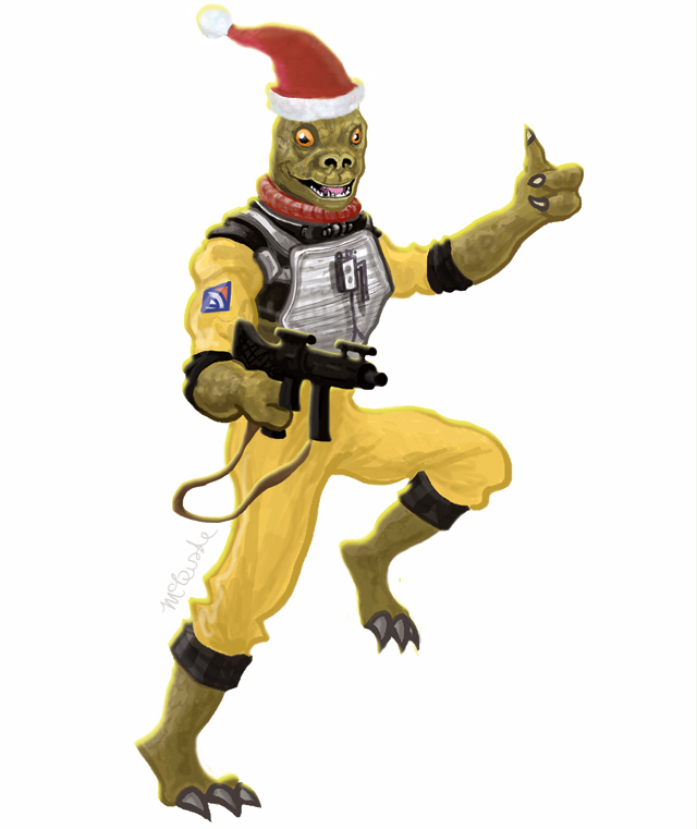 640x761 Star Wars Holiday Card Series Illustrated By Pj Mcquade