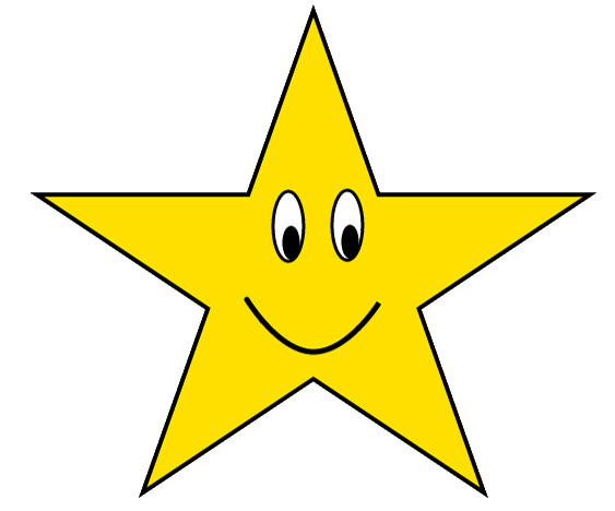 563x468 Star Black And White Clip Art Images
