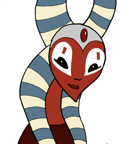 463x500 Clone Wars Shaak Ti By Oolongo