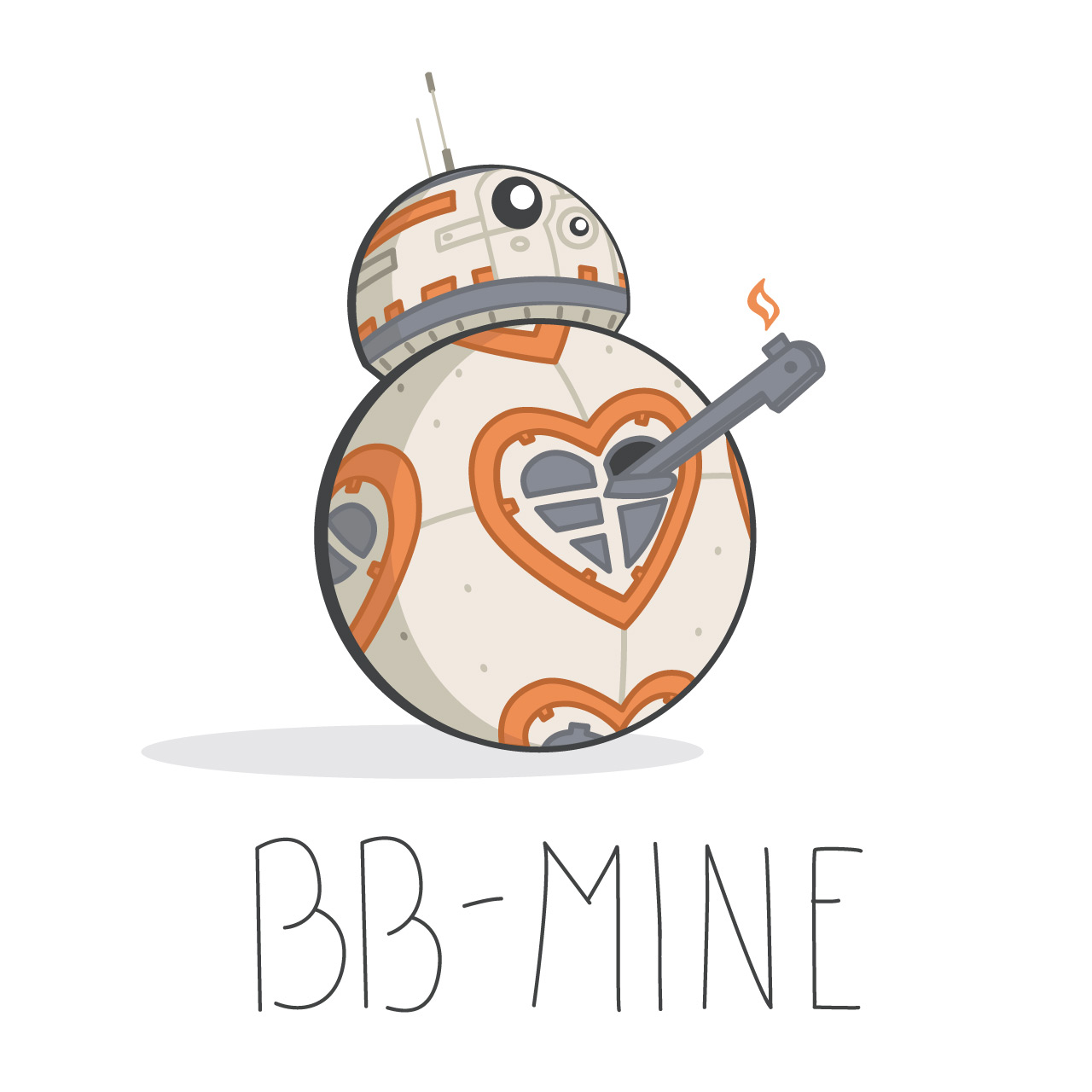 1280x1280 Star Wars The Force Awakens Valentines!