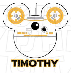 236x244 Storm Trooper With Minnie Mouse Ears Instant Download Digital Clip