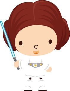 236x310 Galaxy Wars (Princess Leia) Paper Star Wars