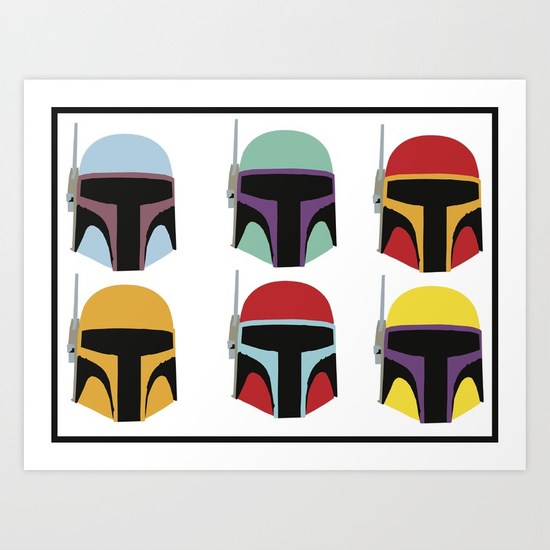 550x550 Star Wars Clone Trooper Art Print By Brianhang Society6