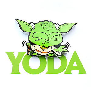 300x300 3d Fx Deco Led Night Light Star Wars Mini Master Yoda House Wall