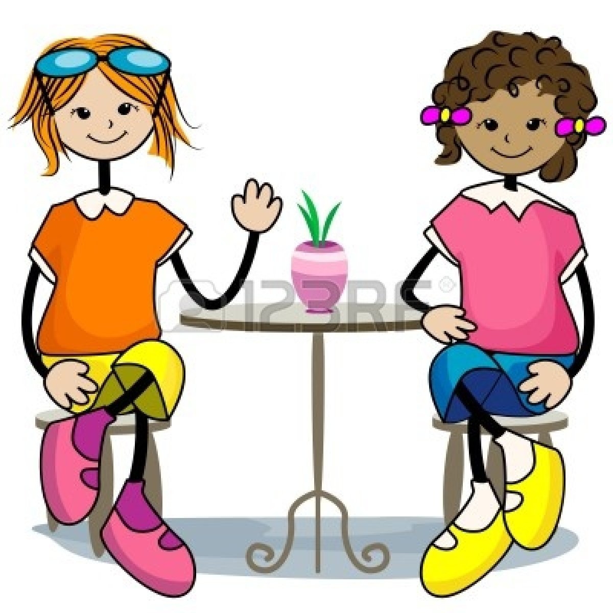 1200x1200 Hanging Out With Friends Clipart Transparent