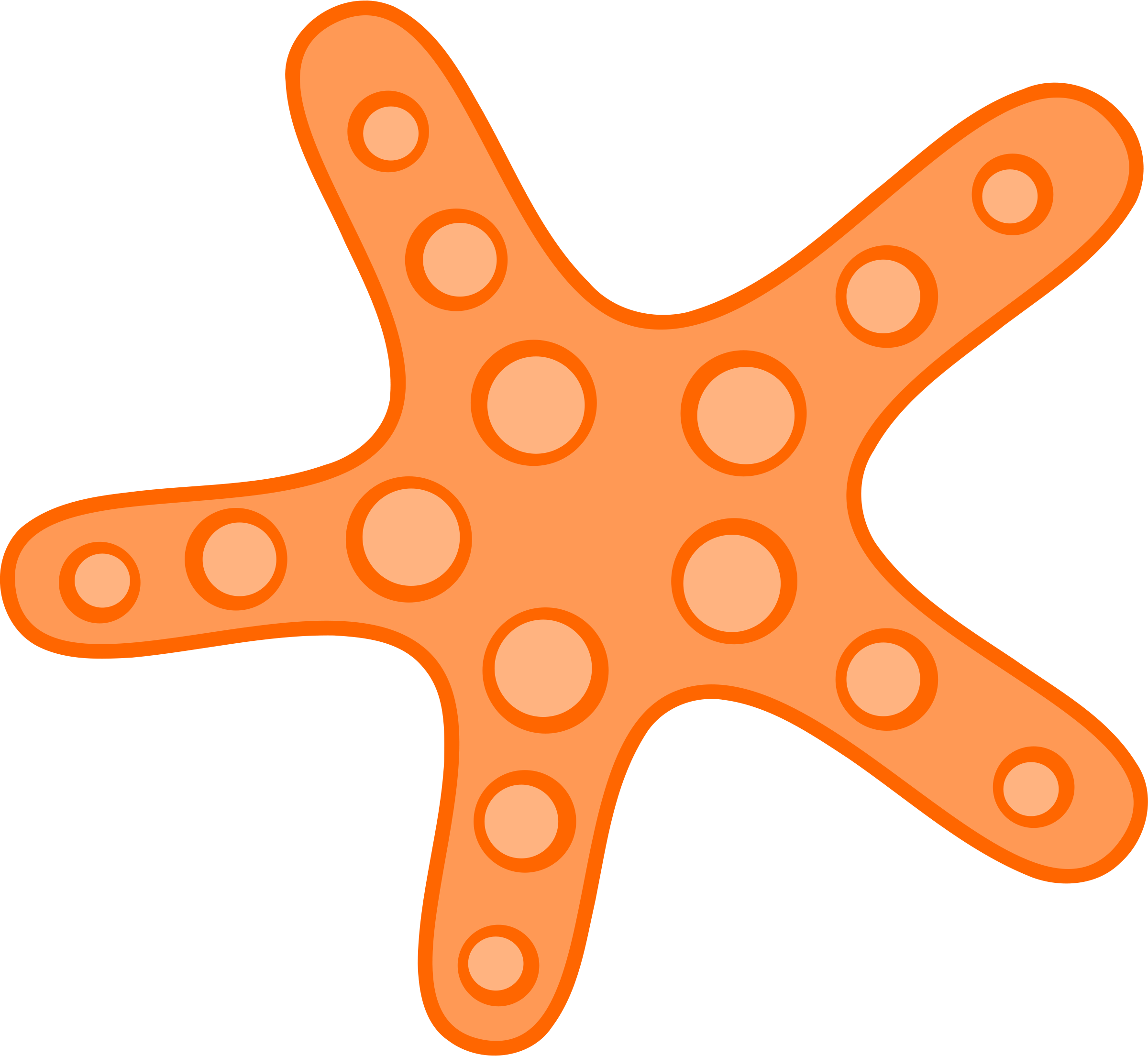 2400x2208 Cute Starfish Clipart Clipart Panda