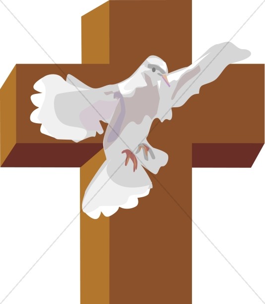 534x612 Lily Clipart Dove Cross
