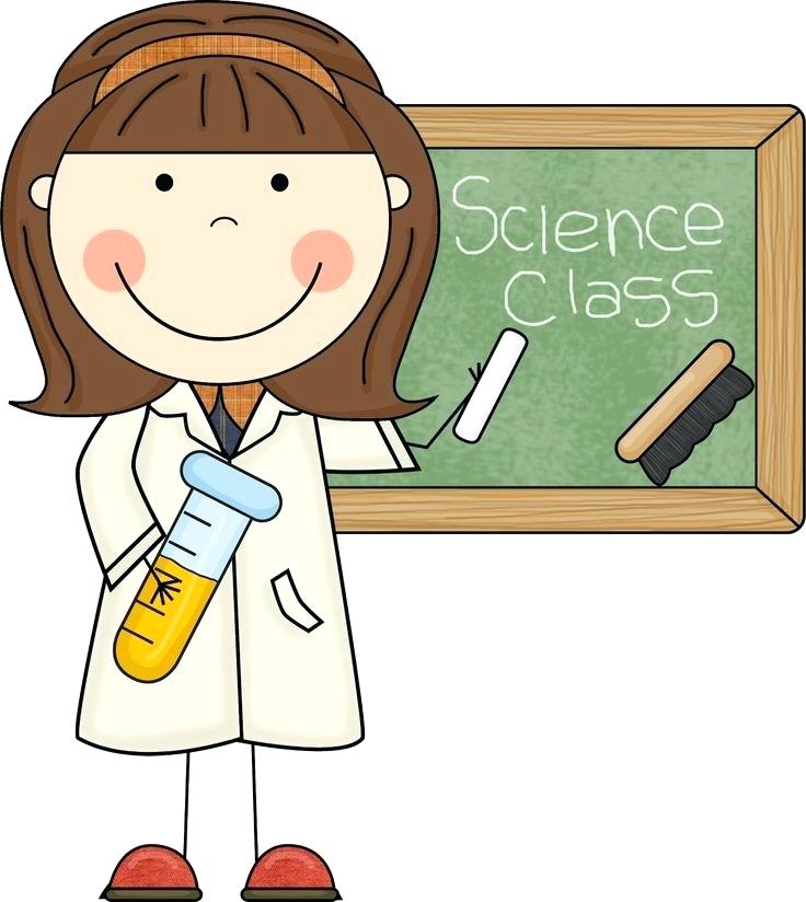 736x824 Free Clip Art Science Here You Can See The Young Girl Science