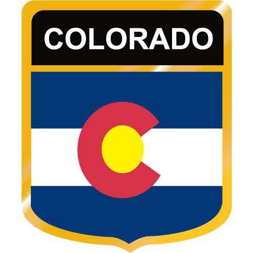 500x500 Colorado State Flag Clip Art