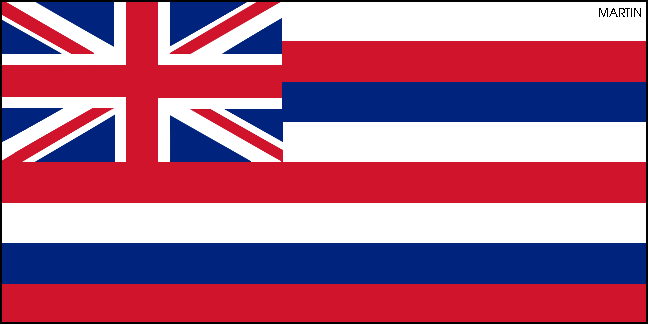 648x325 United States Clip Art By Phillip Martin, State Flag Of Hawaii
