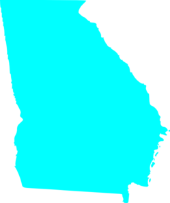 249x297 Georgia State Map Outline Solid Clip Art