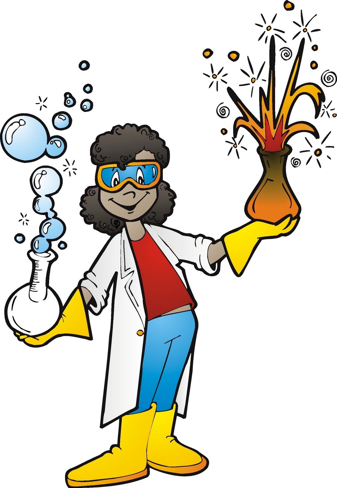 1104x1600 Female Scientist Clipart