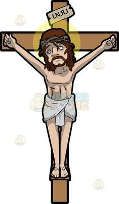 235x400 Jesus Nailed On The Cross 1 Jesus Clipart Cartoon
