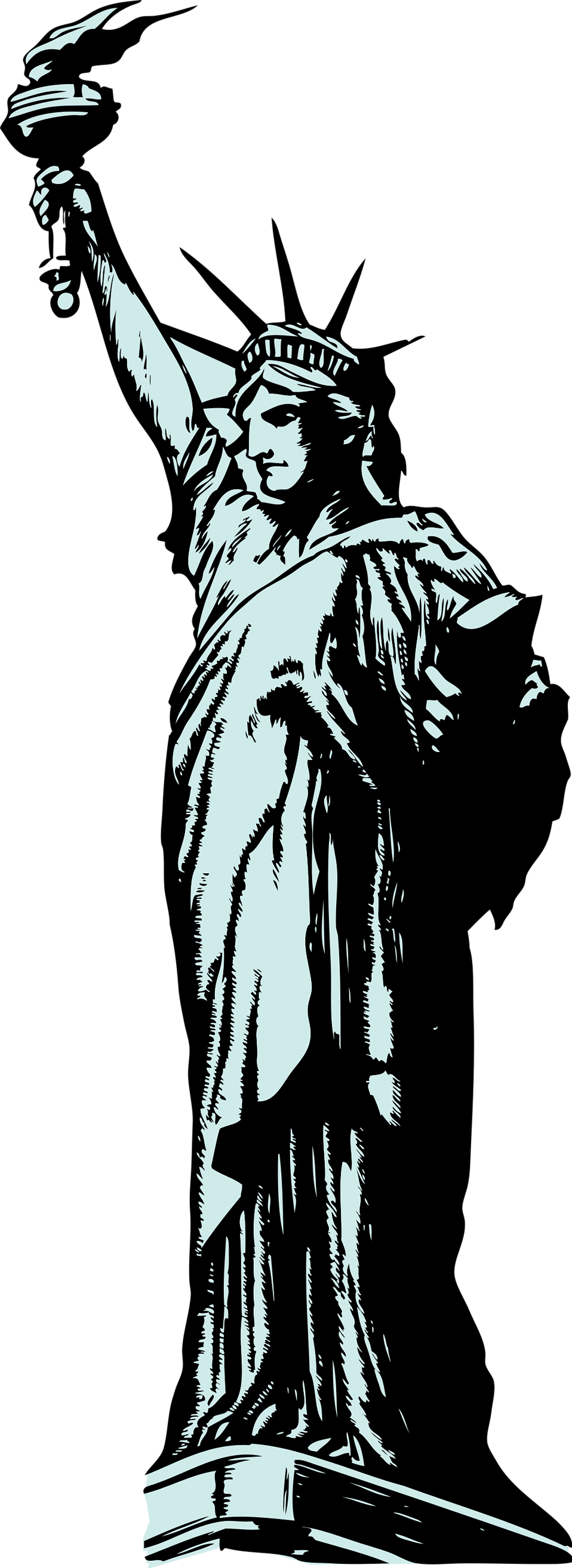 958x2627 Statue Of Liberty Clip Art Free Clipart