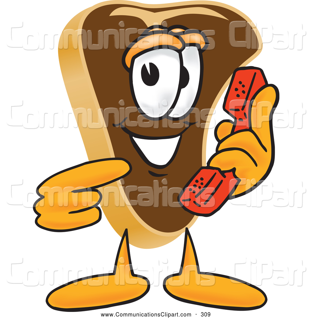 1024x1044 Communication Clipart Of A Smiling Meat Beef Steak Mascot Cartoon