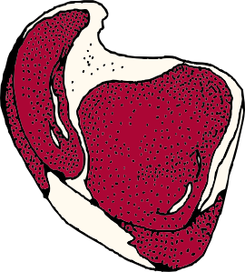 270x299 Steak Clip Art Free Vector 4vector