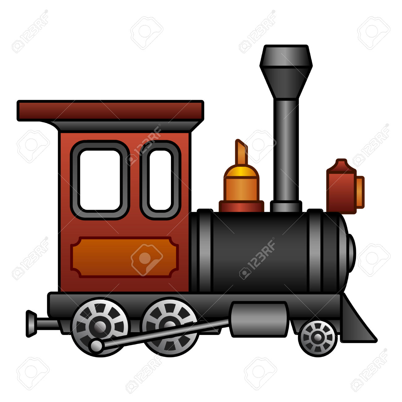 1300x1300 Old Mine Locomotive Clipart