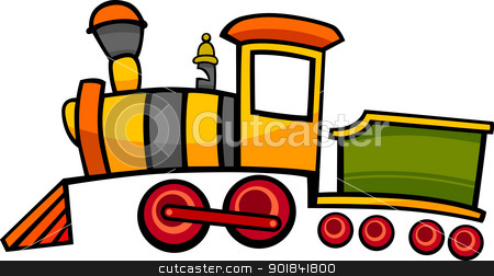 450x252 Cartoon Train Or Locomotive Stock Vector