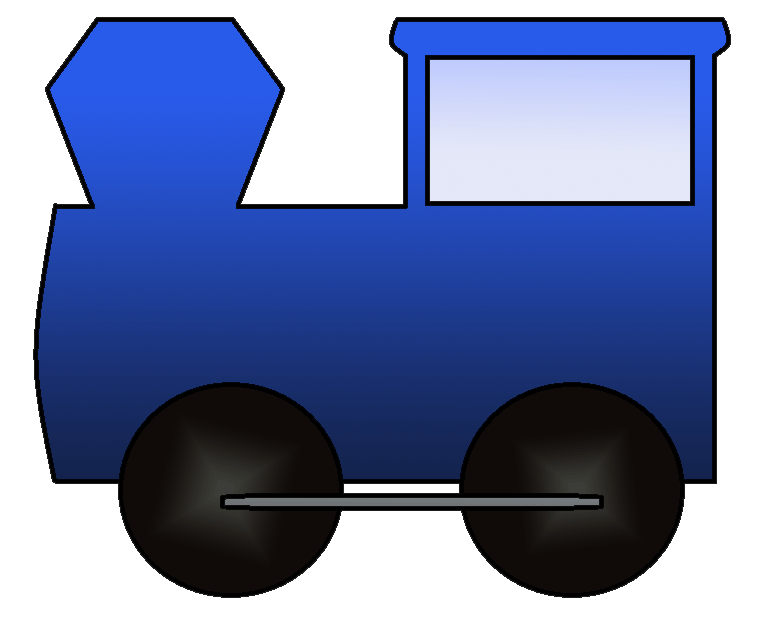 763x625 Steam Clipart Blue Train