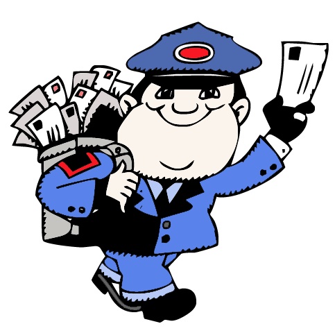483x480 Mailman Clipart