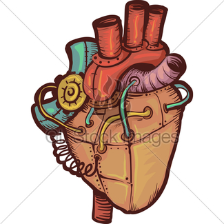 325x325 Steampunk Frame Ribbon Gl Stock Images