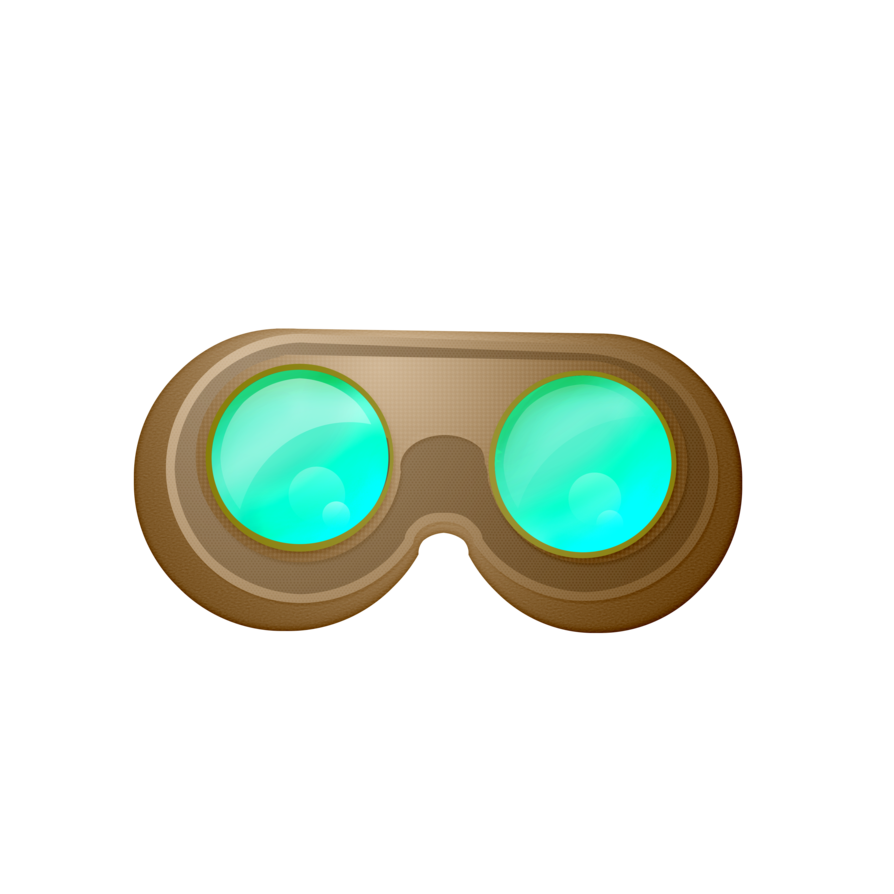 894x894 Collection Of Steampunk Goggles Clipart High Quality, Free