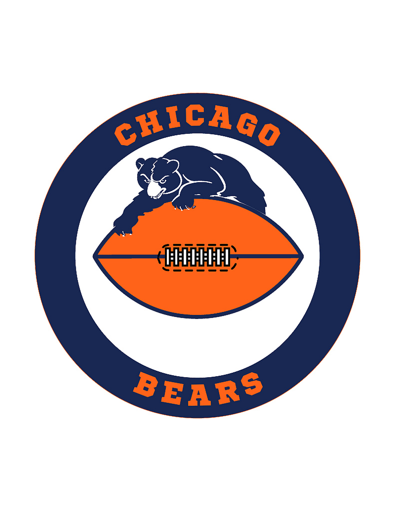 791x1024 Chicago Bears Helmet Clip Art