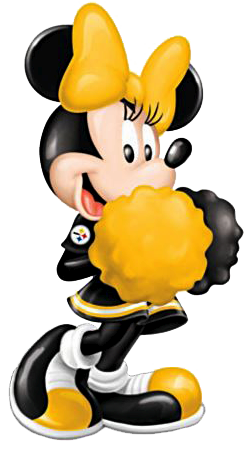 251x451 Minnie Pittsburg Steelers Cheerleader Olaf