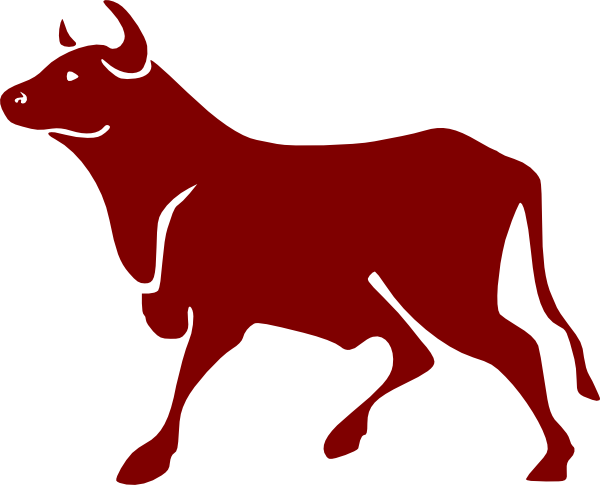 600x485 Longhorn Steer Clipart