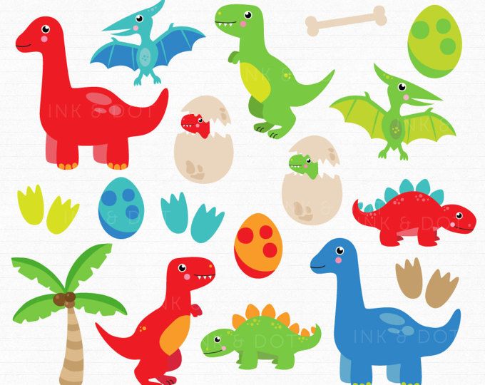 680x540 Dinosaur Digital Clipart Papers Digital, Party Time