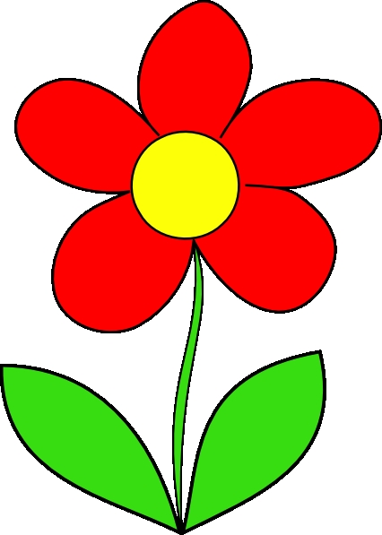 426x597 Clipart Flower Without Stem Red Flower Clip Art At Clker Vector