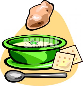 337x350 Soup Clipart