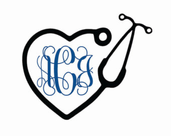 340x270 Heart Stethoscope Clipart Black And White Free