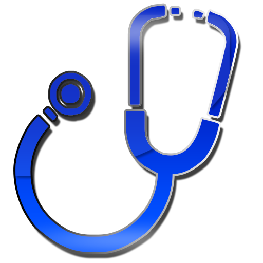 512x512 Stethoscope Clipart Image