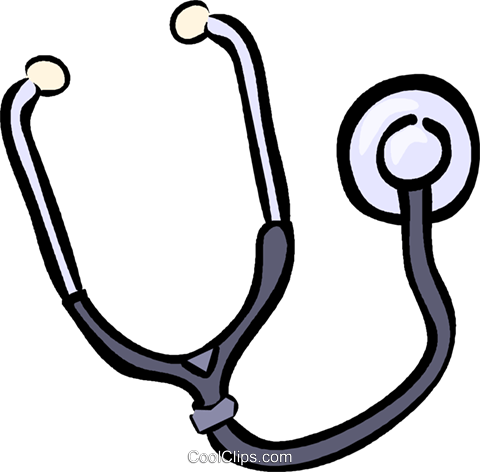 480x472 Stethoscope Royalty Free Vector Clip Art Illustration Vc019123