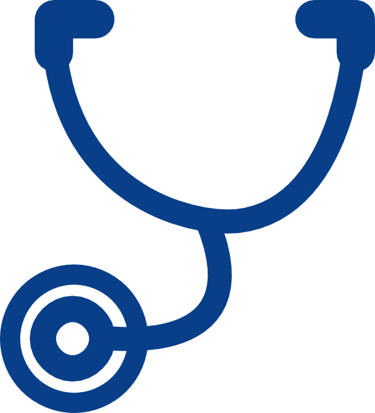 540x594 Blue Stethoscope Clip Art