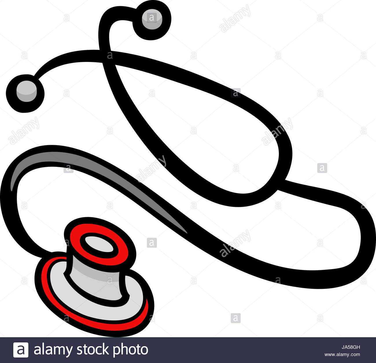 1300x1253 Cartoon Illustration Of Stethoscope Clip Art Stock Photo