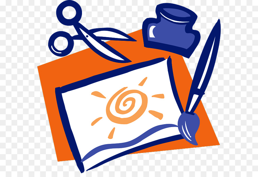 900x620 Glue Stick Paintbrush Clip Art