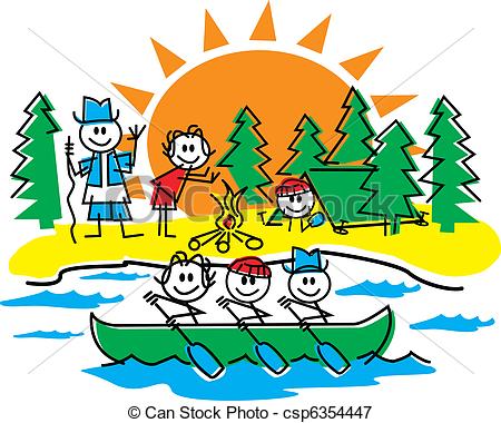 450x380 Family Camping Clipart Stick Figure Family Camping Image