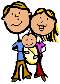 200x279 Clip Art Stick Figure Family Clipart