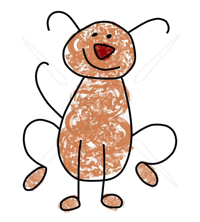 675x750 Free Animal Stick Figure Clipart